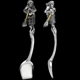 Spatula for salt "Baba Yaga"