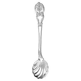 Серебряный набор "Волна": кокильница, ложка