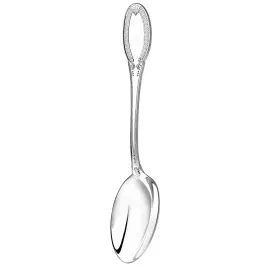 Серебряный набор для чая "Хозяин": ложка, стакан, подстаканник