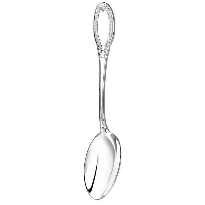 Silver tea set "Host": spoon, glass, cup holder