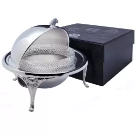 Серебряная икорница "Богема"