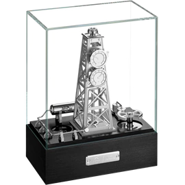 Эксклюзивные настольные часы "Gaz Derrick" Palladium-plated