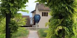 Эксклюзивные настольные часы "Hot Balloon" Black & Silver