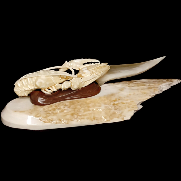 Souvenir from a mammoth tusk "Cancer Knife"