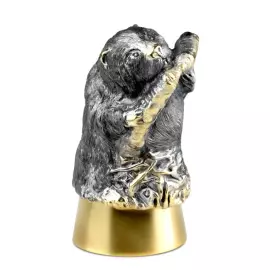 Набор для водки "Бобер с бобрятами" на 6 персон