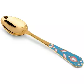 Чайный набор серебряный "Петушок" на 2 персоны