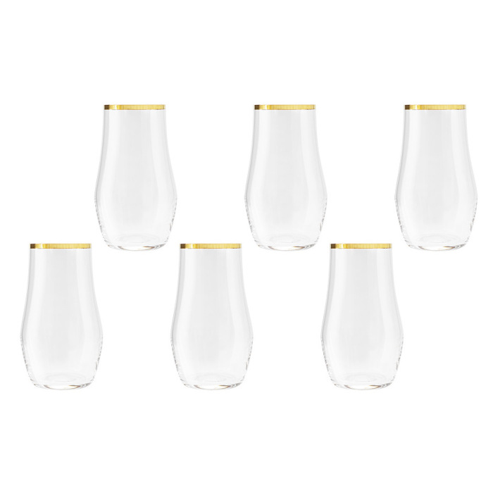 A set of water glasses "Sabina gold", for 6 people