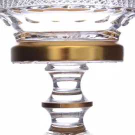 Хрустальная конфетница Crystal Heart на ножке