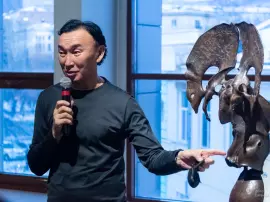 Авторская миниатюра из бронзы "Воспоминание о будущем"