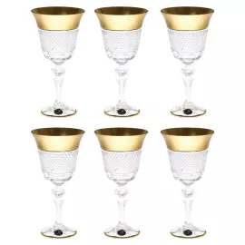 Набор хрустальных бокалов для вина Crystal Heart на 6 персон