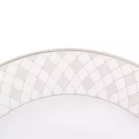 Столовый набор из фарфора Repast "Серебряная сетка" на 6 персон, 25 предметов