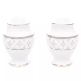 Столовый набор из фарфора Repast "Серебряная сетка" на 6 персон, 25 предметов