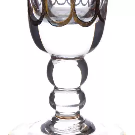 Набор хрустальных фужеров TIMON Tiziano Golden/Palm  на 6 персон