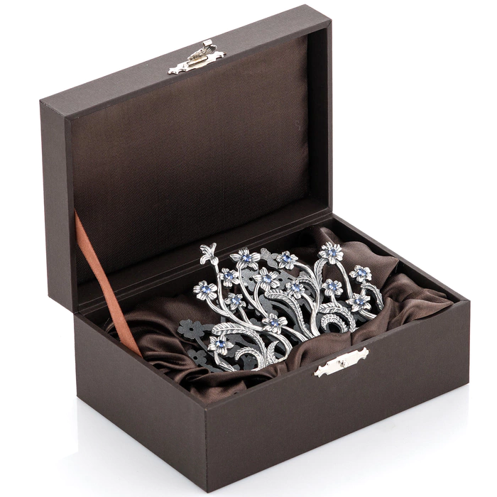 Napkin holder "Forget-me-nots"