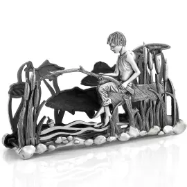 Fishing napkin holder