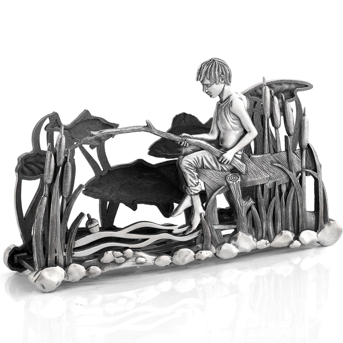 Fishing napkin holder