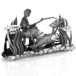 Fishing napkin holder