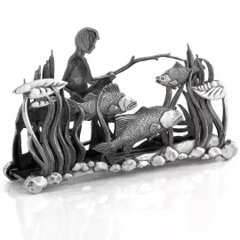 Fishing napkin holder