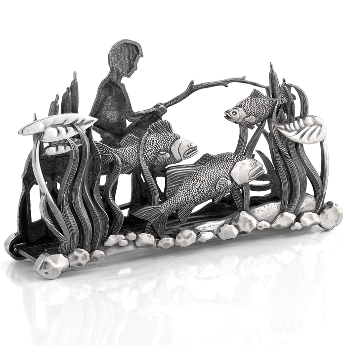 Fishing napkin holder