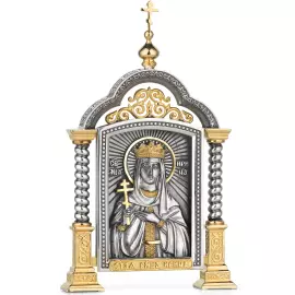 Парадная икона "Святая Ирина"