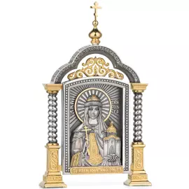 Парадная икона "Святая Ольга"