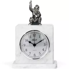 Mantel clock "Time to fish"