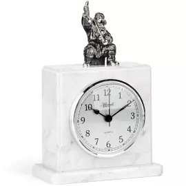 Mantel clock "Time to fish"