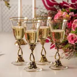 Набор бокалов "Романтик" на 4 персоны