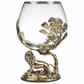 Подарочный набор бокалов для коньяка "Лесной ", на 4 персоны