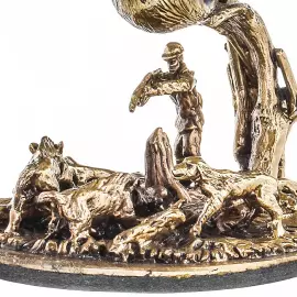 Подарочный набор бокалов для коньяка "Лесной ", на 4 персоны