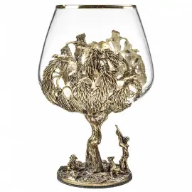 Набор бокалов для коньяка "Охотничий", на 6 персон