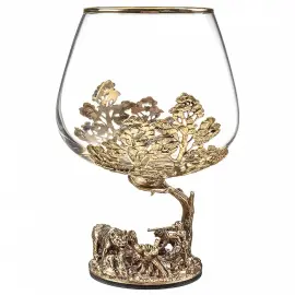 Набор бокалов для коньяка "Охотничий", на 6 персон