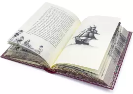 Книга подарочная в кожаном переплете "Эротические приключения Гулливера" Дж. Свифт