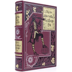 A gift book in a leather cover "Gulliver's Travels" by J. Swift