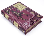 A gift book in a leather cover "Gulliver's Travels" by J. Swift