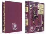 A gift book in a leather cover "Gulliver's Travels" by J. Swift