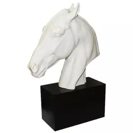 Porcelain statuette "Horse's Head" Elite &amp; Fabris