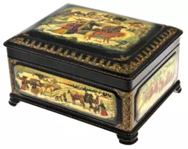 Ларец "Зима" Палех