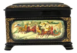 Ларец "Зима" Палех