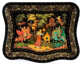 Шкатулка "Василиса" Палех