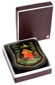 Шкатулка "Парочка" Палех