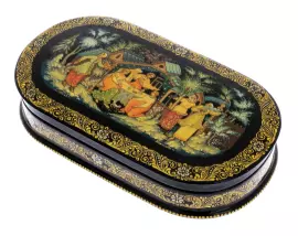 Шкатулка "Гадание" Палех