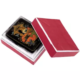 Шкатулка Палех "Парочка"