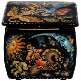 Ларец "Конек-горбунок" Палех