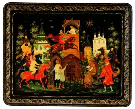 Ларец "Русские сказки" Палех