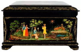 Ларец "Русские сказки" Палех