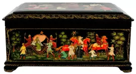 Ларец "Русские сказки" Палех