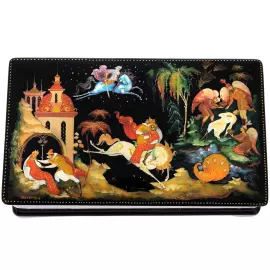 Шкатулка "Марья Моревна" Палех