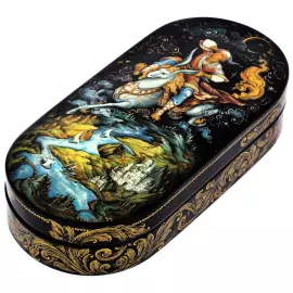Шкатулка Палех "Конек Горбунок"