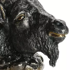 Стопка-перевертыш из серебра "Козел" на 1 персону